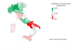 Segugio, in Italia aumentati i furti del 25%